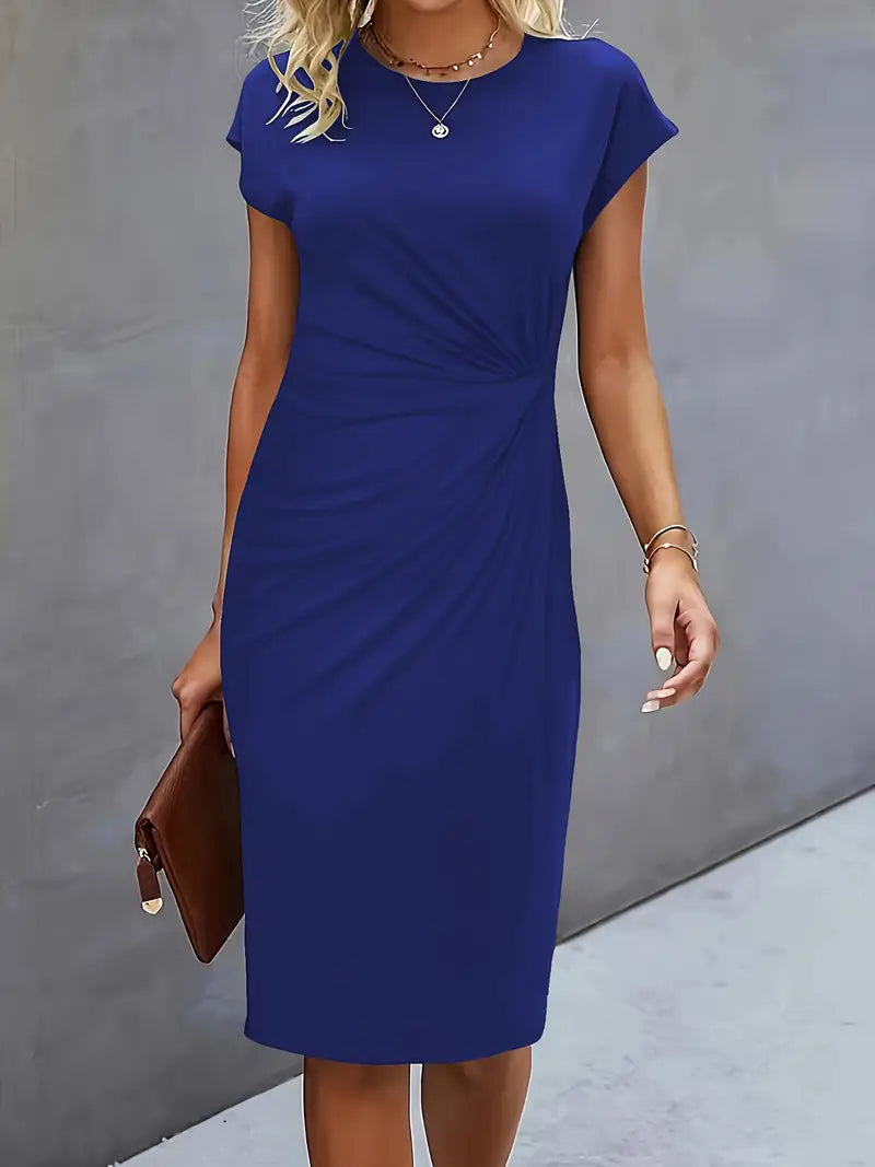 Lhuna - Robe midi intemporelle silhouette flatteuse