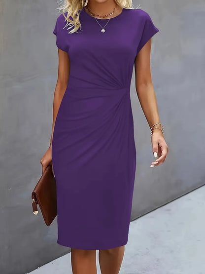 Lhuna - Robe midi intemporelle silhouette flatteuse