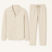 Men's 2 Piece Linen Shirt Pants Set Cuban Collar