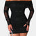 Grace – Sparkle Off-Shoulder Mesh Mini Dress - Image 8