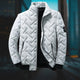 Erick - Mens Quilted Jacket With Stand Collar