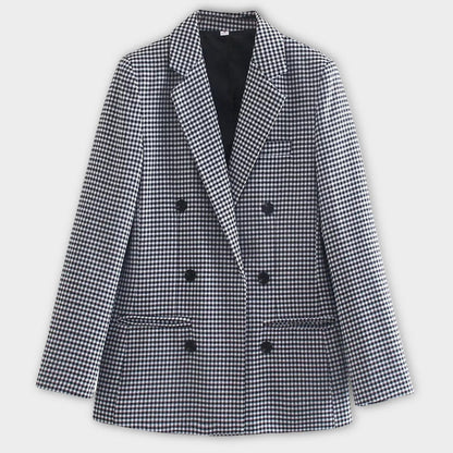 Rosalinda - Dameternet blazer med tern