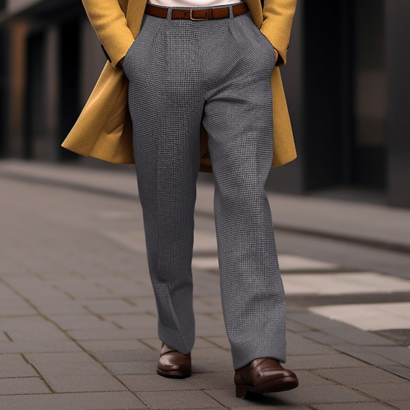 Tailored Straight-Leg Trousers