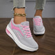 Women's Lace-Up Sneakers with Supportive Sole