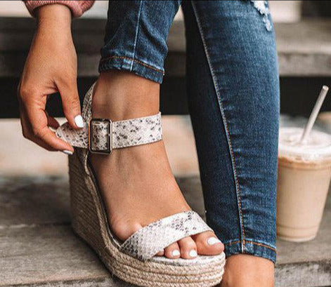 Women Orthopedic Wedge Heels Arch Support Comfortable - Image 3