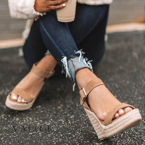 Women Orthopedic Wedge Heels Arch Support Comfortable - Image 2