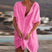 Women Linen Midi Shirt Dress Flowy - Image 2