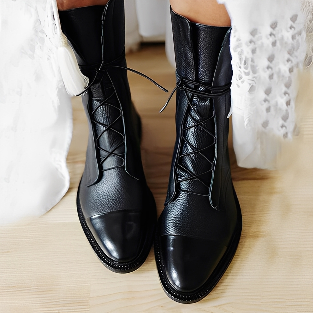 Leonelle – Botines de cordones para mujer