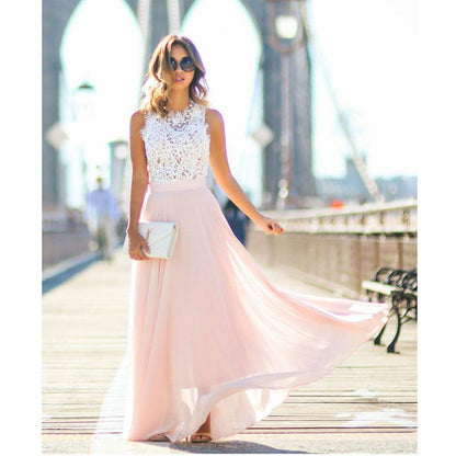 Dolciera – Vestido de verano elegante de encaje para mujer