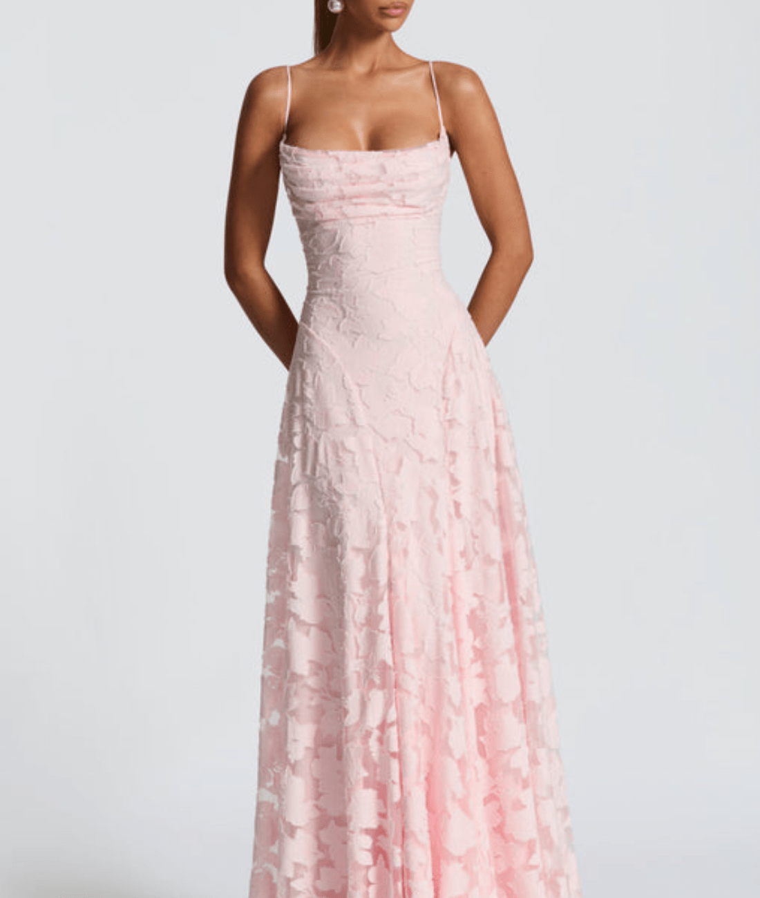 Helia – Floral Pattern Sleeveless Maxi Dress - Image 5
