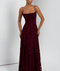 Floral Pattern Sleeveless Maxi Dress