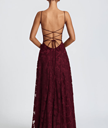 Helia – Floral Pattern Sleeveless Maxi Dress - Image 2
