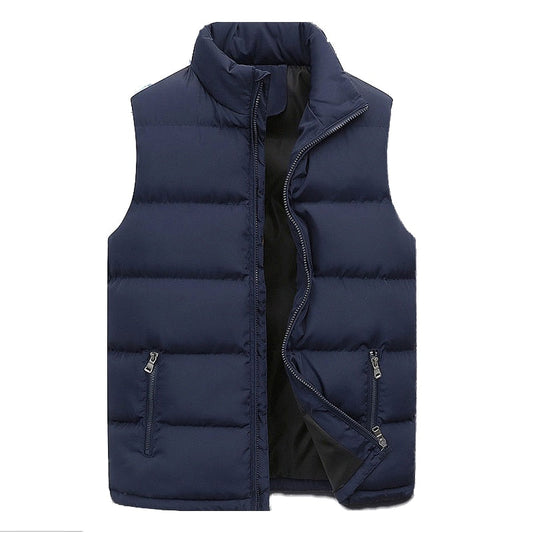 Theren – Bodywarmer matelassé pour homme avec fermeture éclair frontale