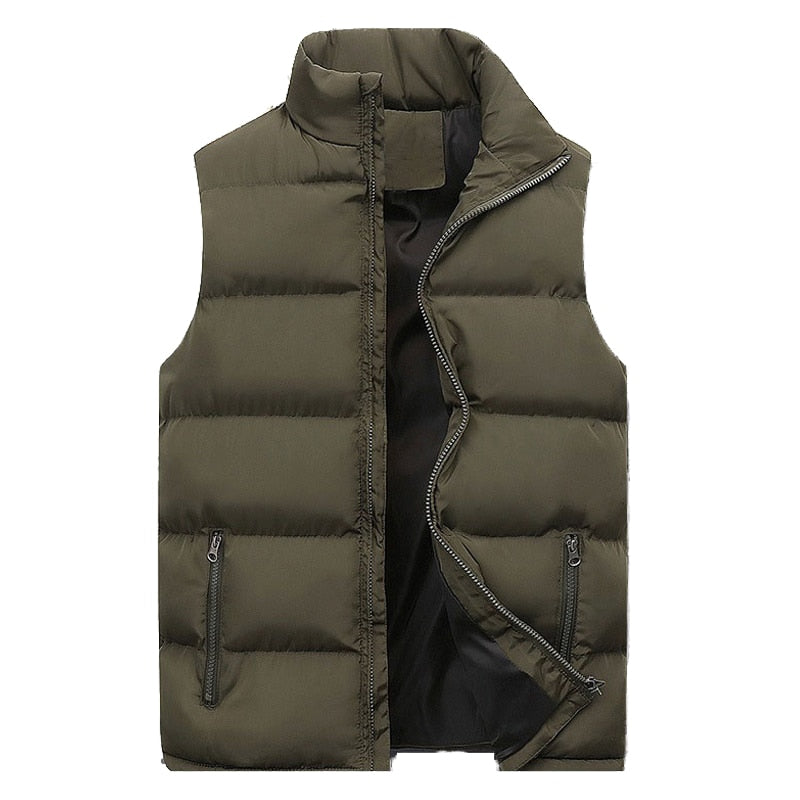 Theren – Bodywarmer matelassé pour homme avec fermeture éclair frontale