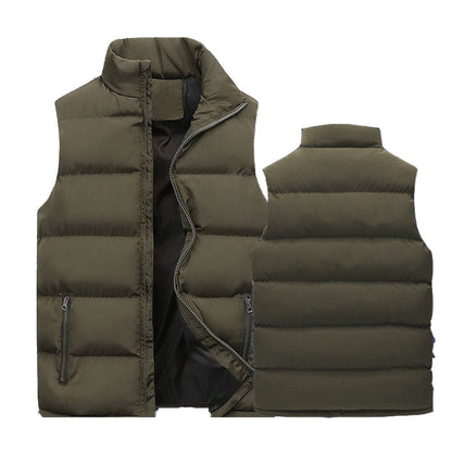 Theren – Bodywarmer matelassé pour homme avec fermeture éclair frontale