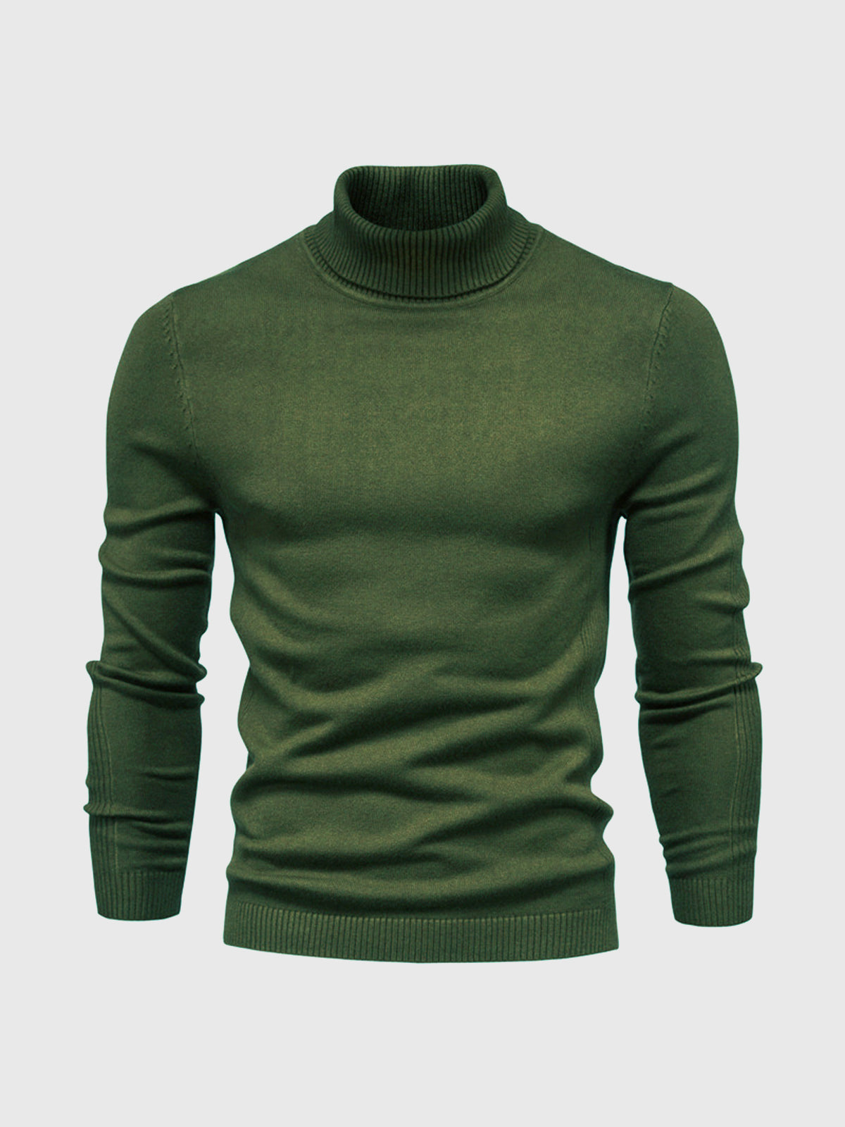 Nathan – Pull à col roulé pour homme avec manches longues et design intemporel