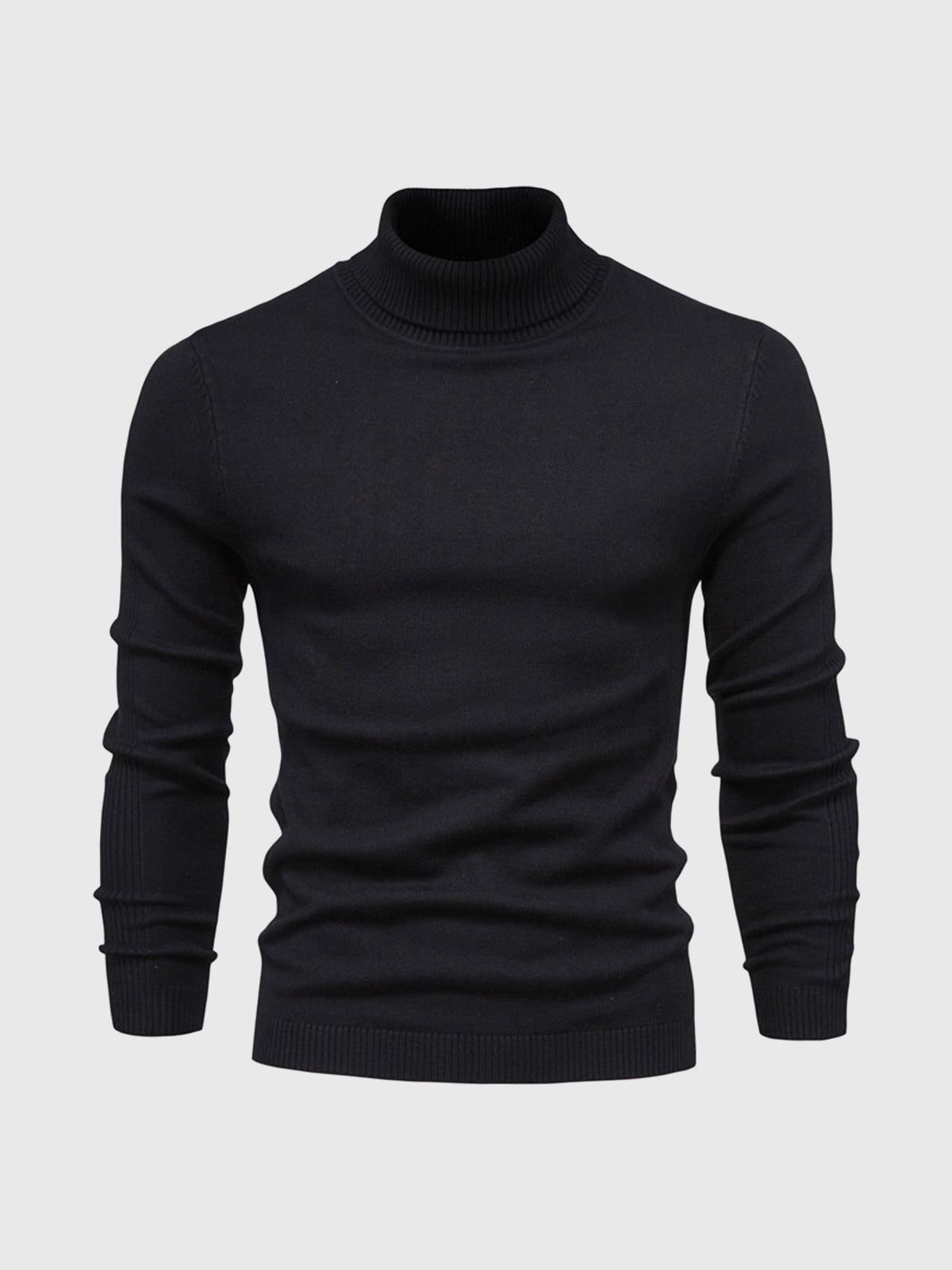 Nathan – Pull à col roulé pour homme avec manches longues et design intemporel