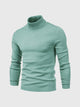 Nathan – Pull à col roulé pour homme avec manches longues et design intemporel