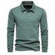 Dorian – Polo à manches longues pour homme avec col classique