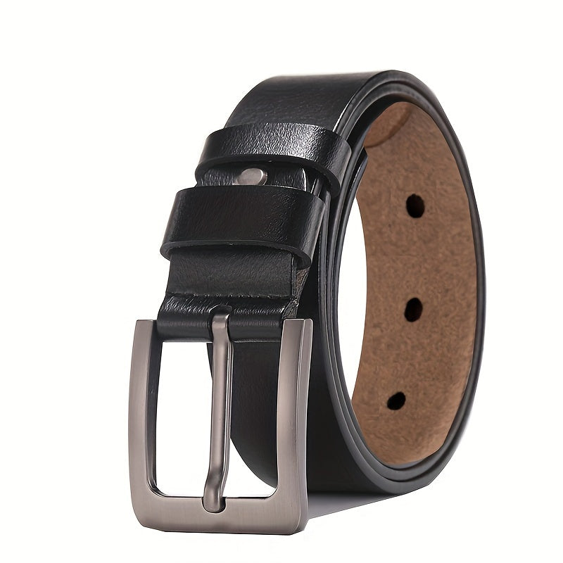 Tavian – Men’s Belt with Pin Buckle and Distinctive Finish