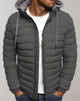 Corven – Veste mi-saison pour homme avec capuche et doublure légère