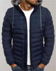 Corven – Veste mi-saison pour homme avec capuche et doublure légère
