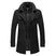 Mitchell – Manteau long pour homme avec doublure thermique et col coupe-vent