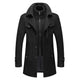 Mitchell – Manteau long pour homme avec doublure thermique et col coupe-vent