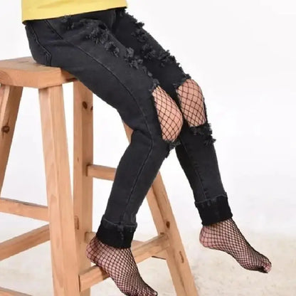 Herringbone Pattern Tights for Women Azzoria