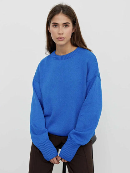 Maevina – Pull classique en cachemire pour femme