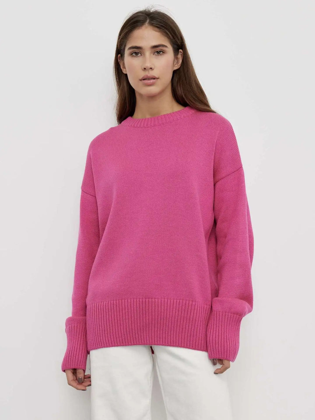 Maevina – Pull classique en cachemire pour femme