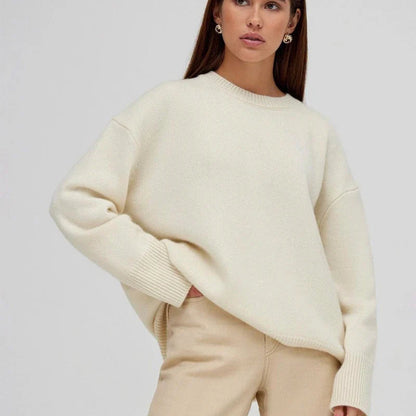 Maevina – Pull classique en cachemire pour femme