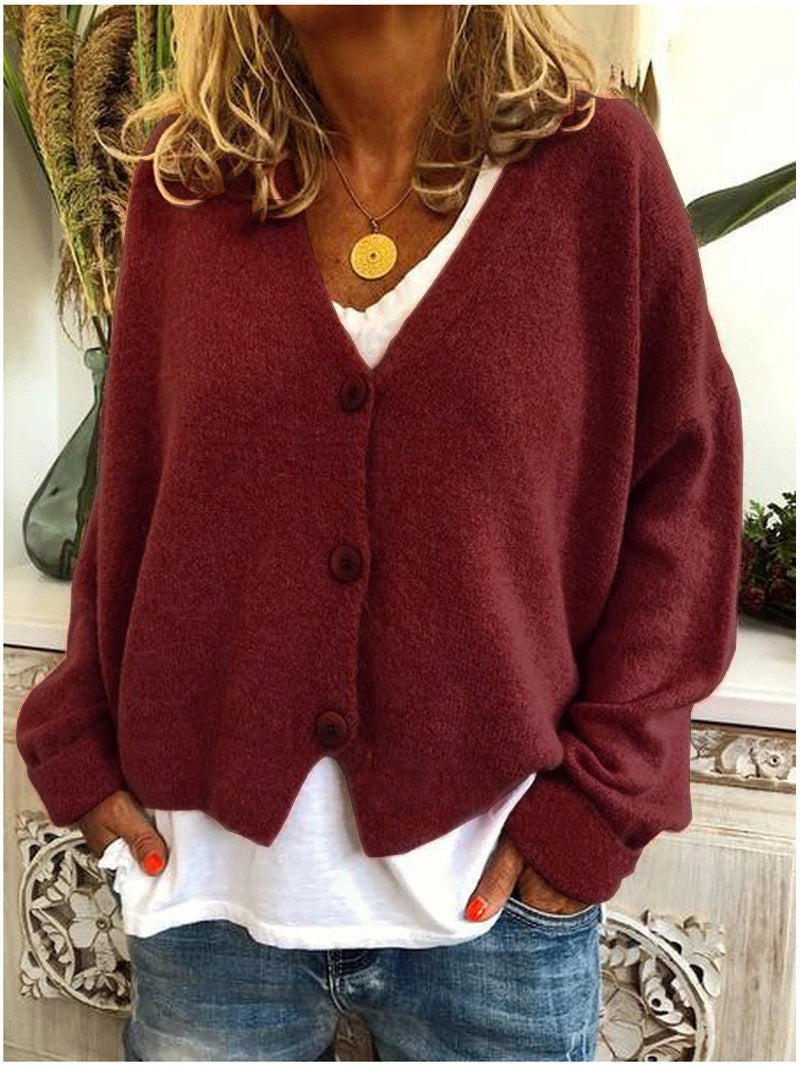 Elisa – Cardigan tricoté classique pour femme