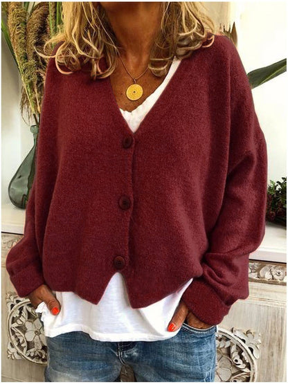 Elisa – Cardigan tricoté classique pour femme