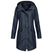 Hooded Long Rain Jacket for Women Azzoria