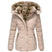 Hooded Slim Fit Puffer Jacket for Women Azzoria