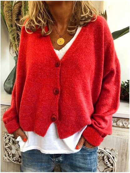 Elisa – Cardigan tricoté classique pour femme