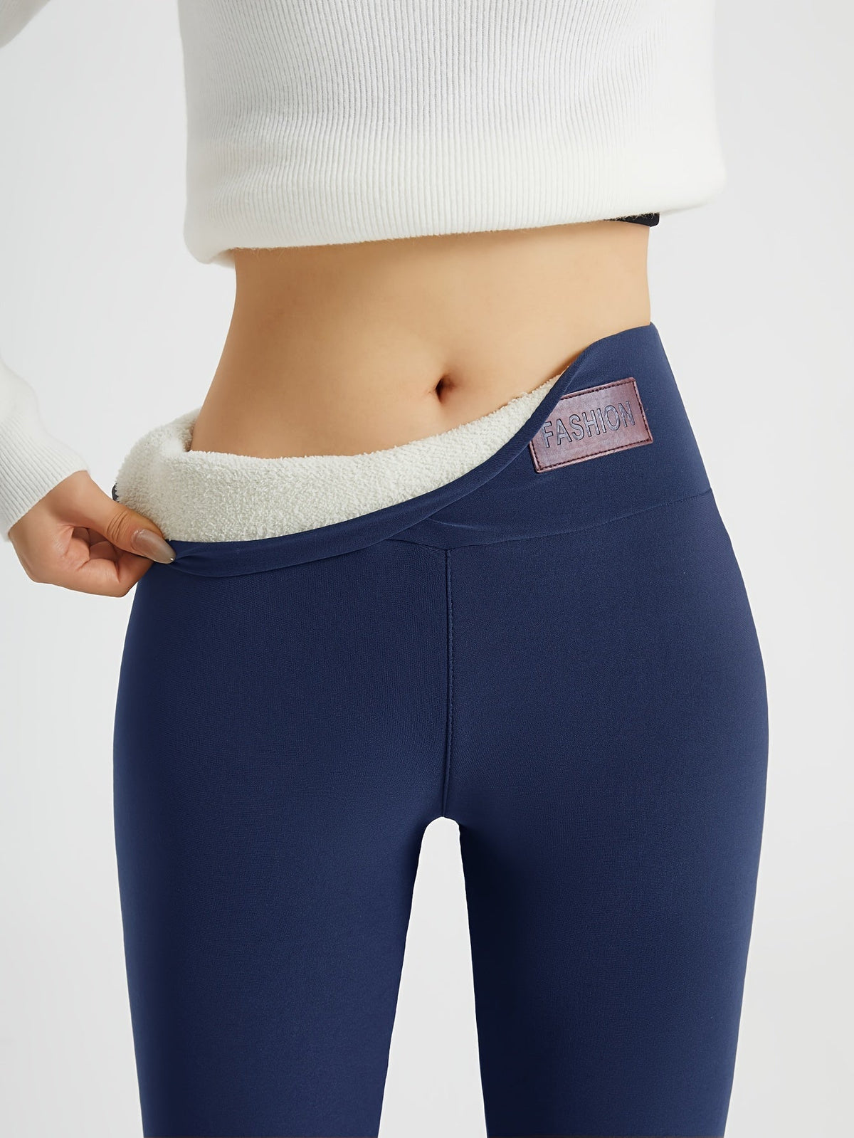 High-Waist Fleece-Lined Leggings