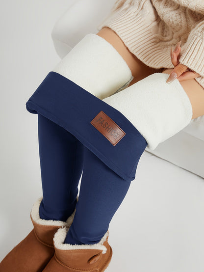 High-Waist Fleece-Lined Leggings