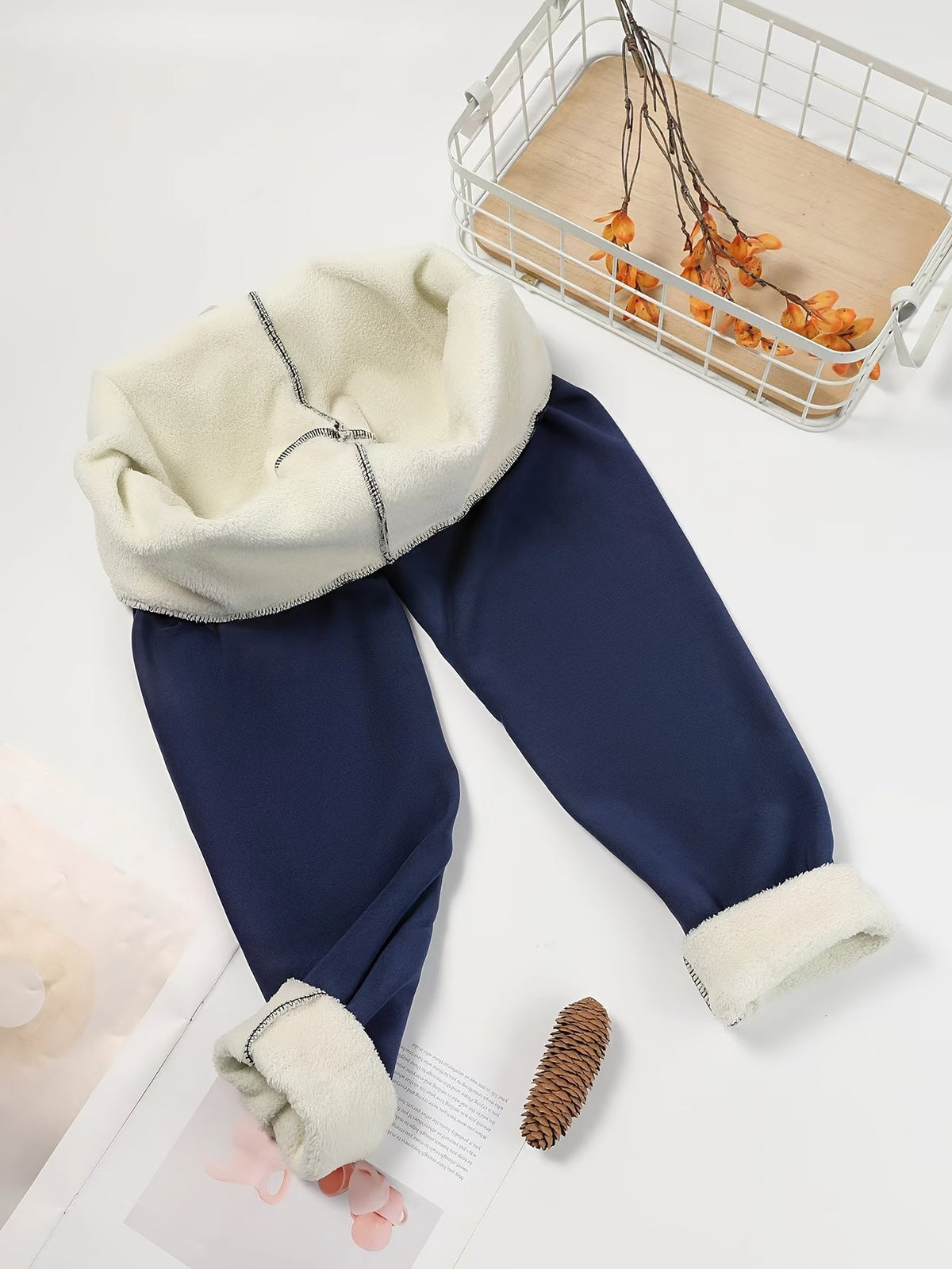 High-Waist Fleece-Lined Leggings
