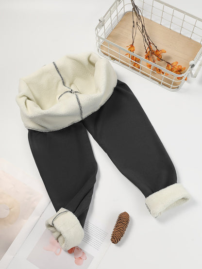 High-Waist Fleece-Lined Leggings