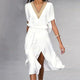 Isabel - V Neck Flattering Fit Dress