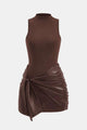 Izza – Tie Front Sleeveless Mini Dress - Image 10