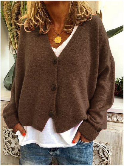 Elisa – Cardigan tricoté classique pour femme