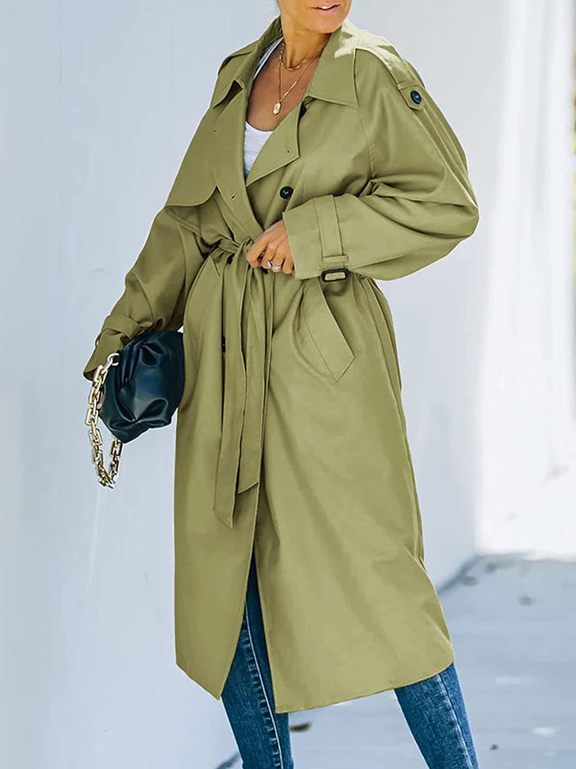Marcellina - Stylish Long Womens Trenchcoat