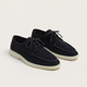 Men's Leather Moccasins Lace-Up Loafers