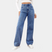 Rhian – Womens High Waisted Straight Leg Denim Jeans