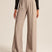 Caelira - Pantalones Beige de Pierna Ancha