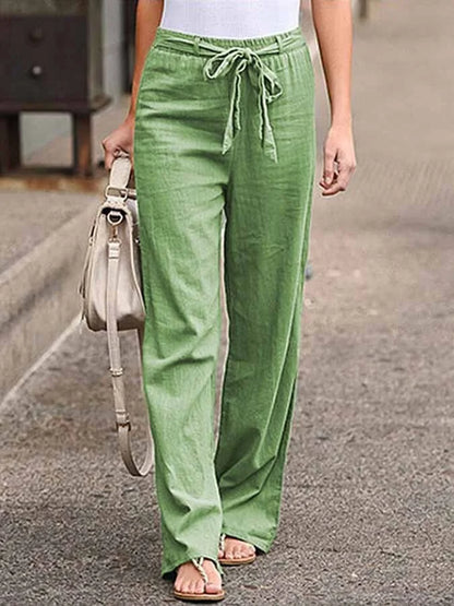 Carletta – Pantalon d'été en lin pour femmes