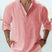 Men's Lightweight Linen Button-Down Shirt - Image 10